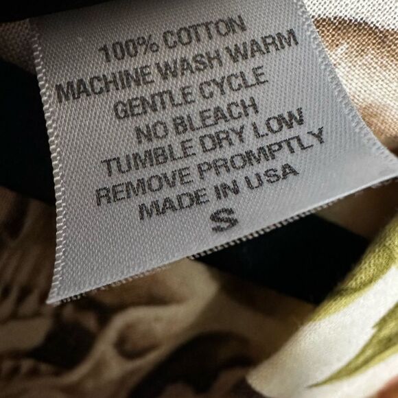 Folter Floral Skull Dress Small Dia de Muertos Halloween Ivory Roses Wrap Bodice - Picture 5 of 5